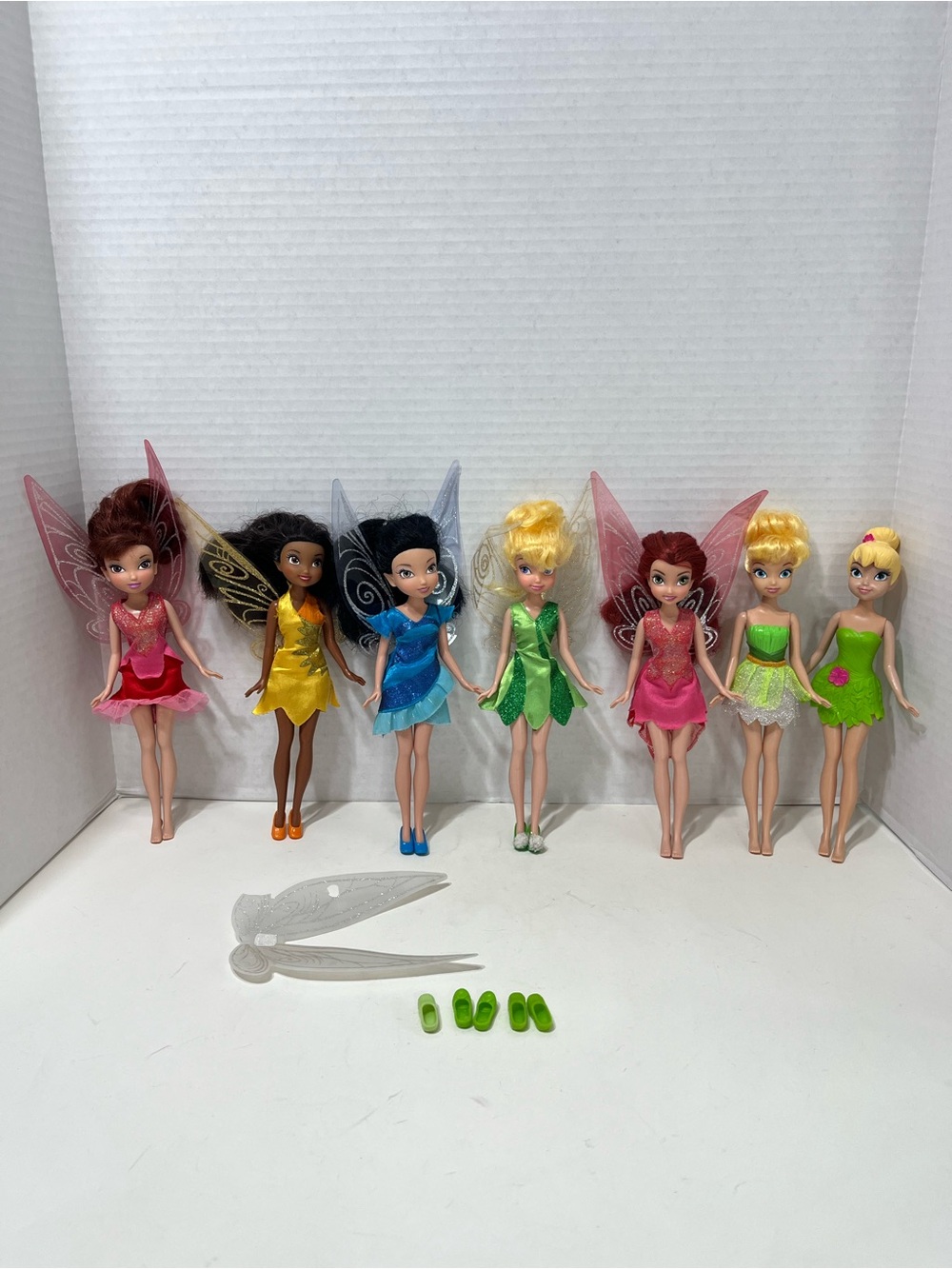 DISNEY Tinkerbell pixie hollow fairy dolls lot fairies like Barbie dolls